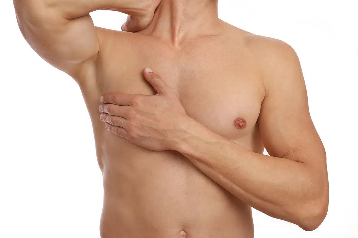 Muscular male torso